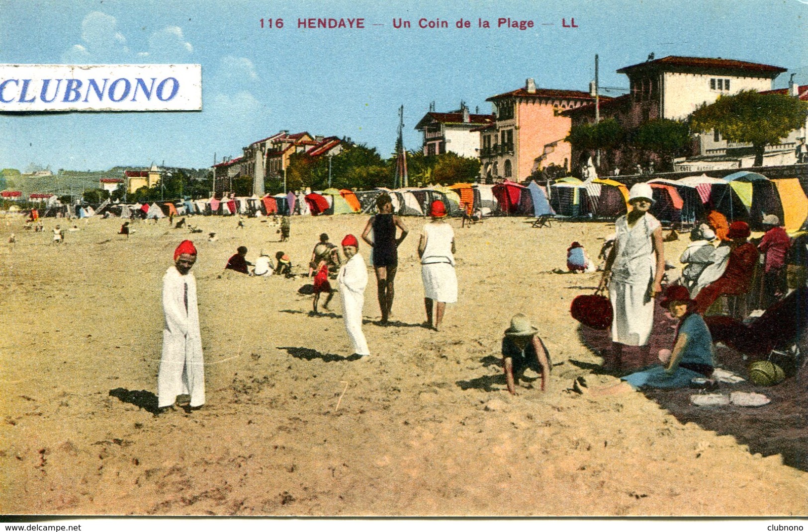 CPA - HENDAYE - UN COIN DE PLAGE (IMPECCABLE) - Hendaye