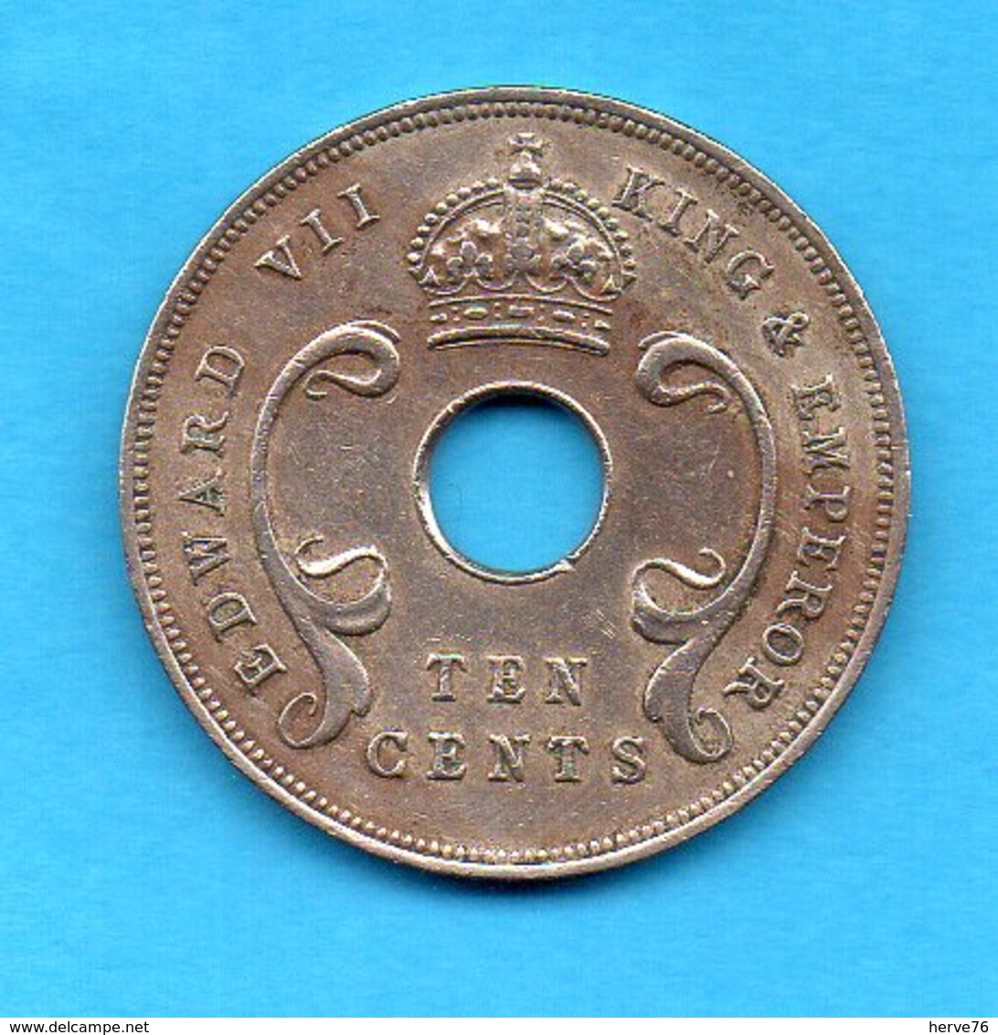 EAST AFRICA - 1 Pièce  - Ten Cents 1907 - Edouard VII - Colonie Britannique