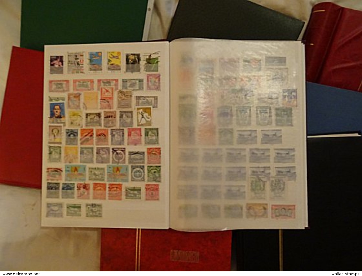 Lot With World Stamps In Albums - Vrac (min 1000 Timbres)