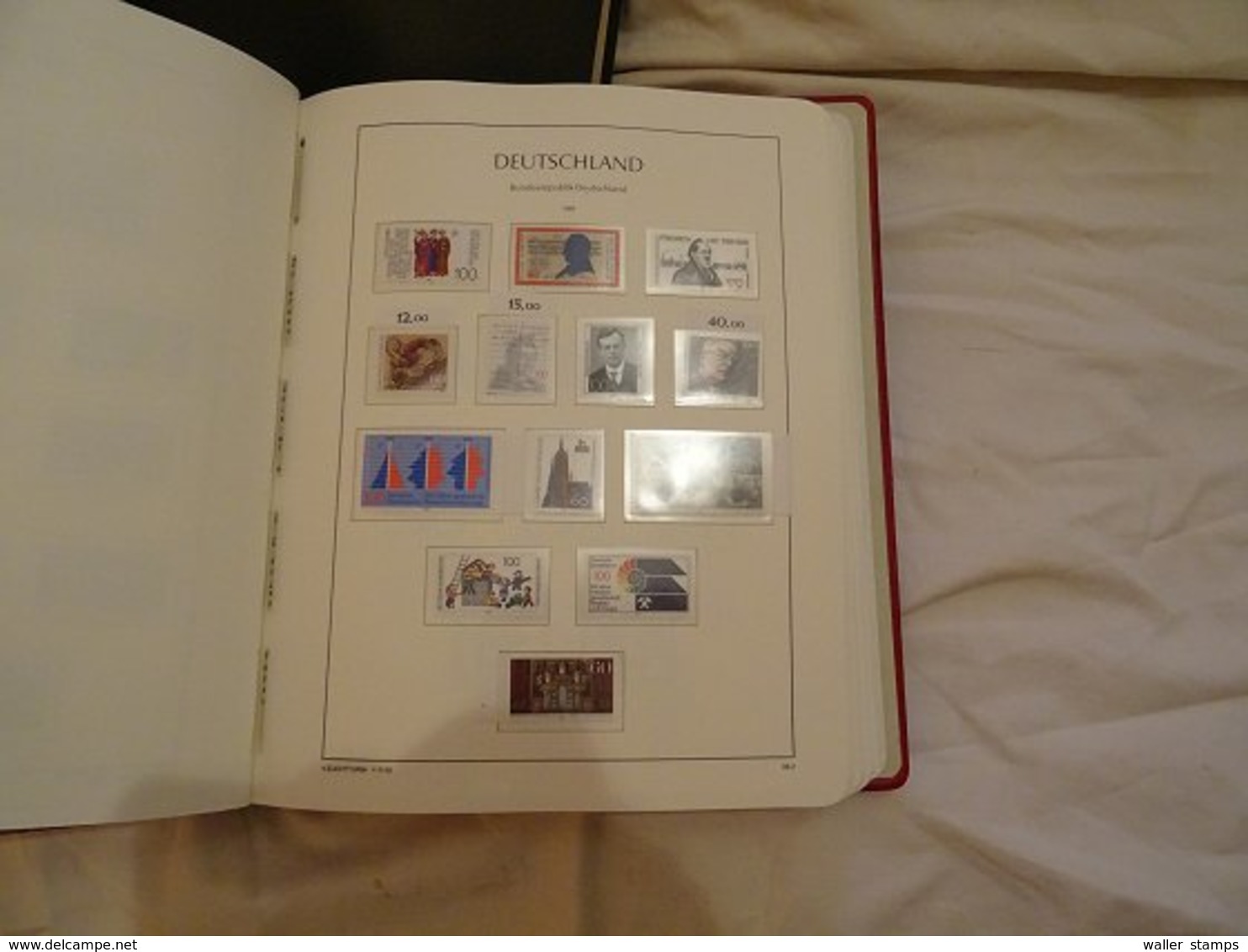 Lot With World Stamps In Albums