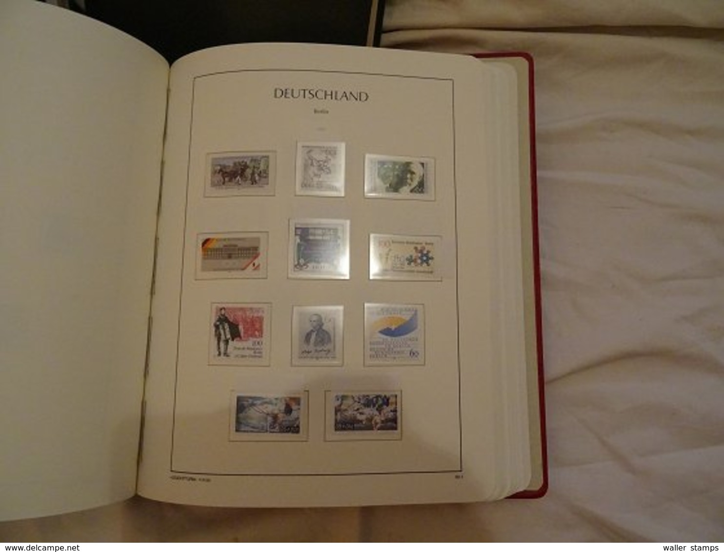 Lot With World Stamps In Albums