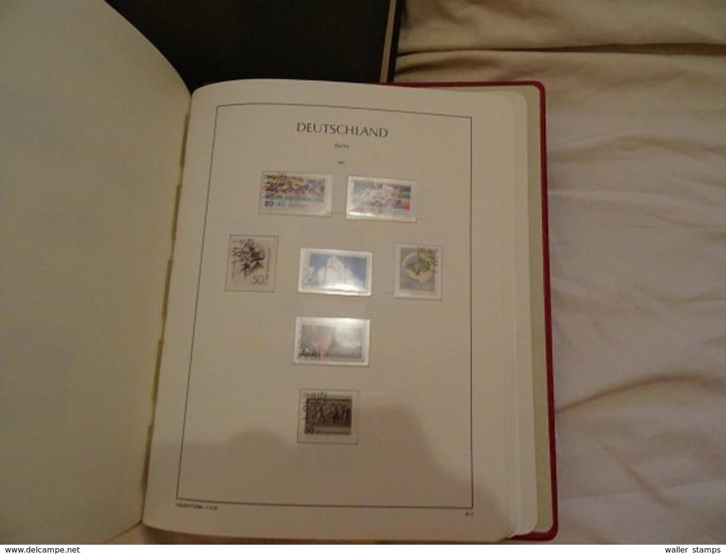 Lot With World Stamps In Albums