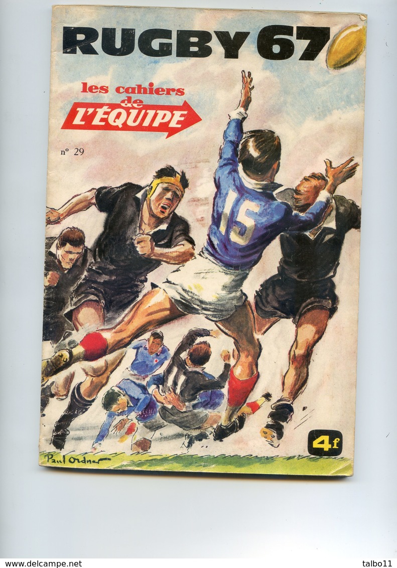 Rugby 67 - Les Cahiers De L'équipe - Internationaux - Le 15 Club De Nationale - Rugby A XIII Les Clubs - Autres & Non Classés