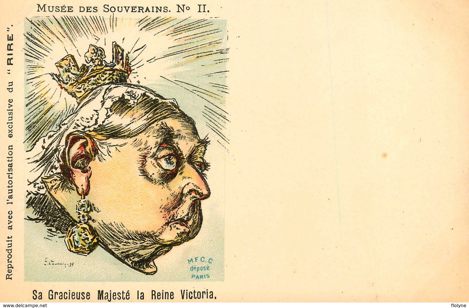 " Le Musée Des Souverains " Illustrateur - Série De 12 CPA - Dos 1900 - Politique - Satirique - Roi Renne King Queen - Satirical