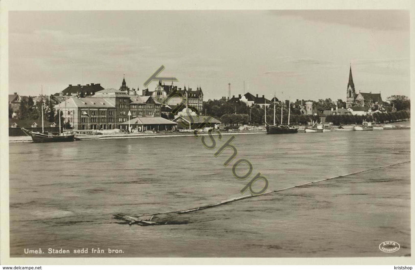 Umeå - Staden Sedd Från Bron [AA35 1.578 - Suède