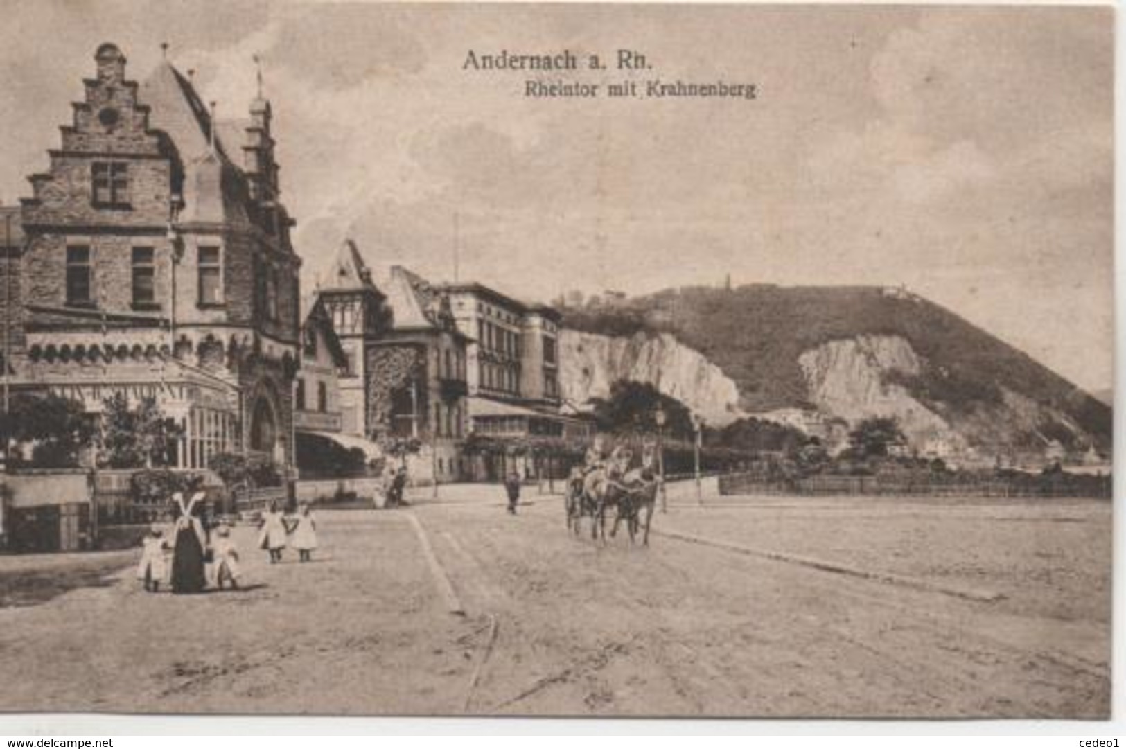 ANDERBACH A RH   RHEINTOR MIT KRAHNENBERG - Andernach