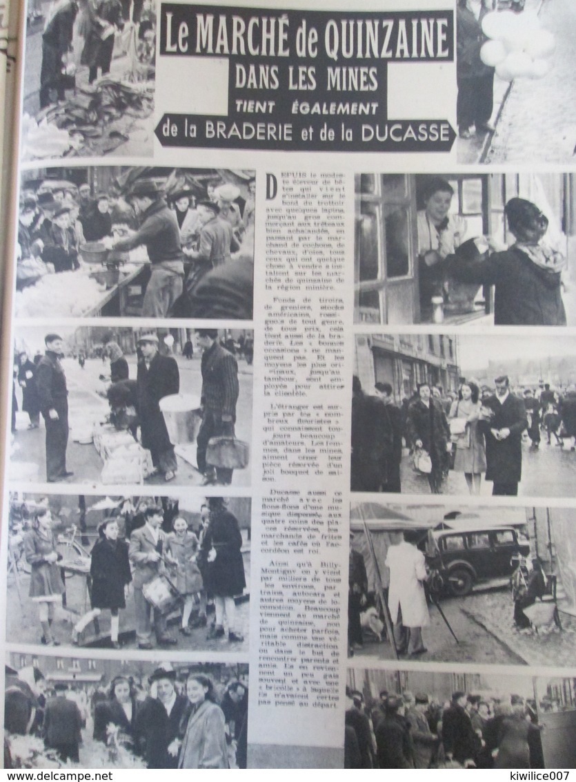 1948  Billy Montigny LA BRADERIE De QUINZAINE  Dans Les MINES  Braderie Ducasse - Non Classificati