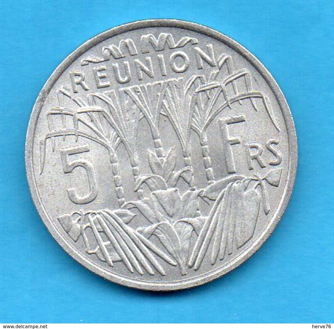 Ile De La Réunion - Pièce 5 Francs Aluminium - 1971 - Réunion
