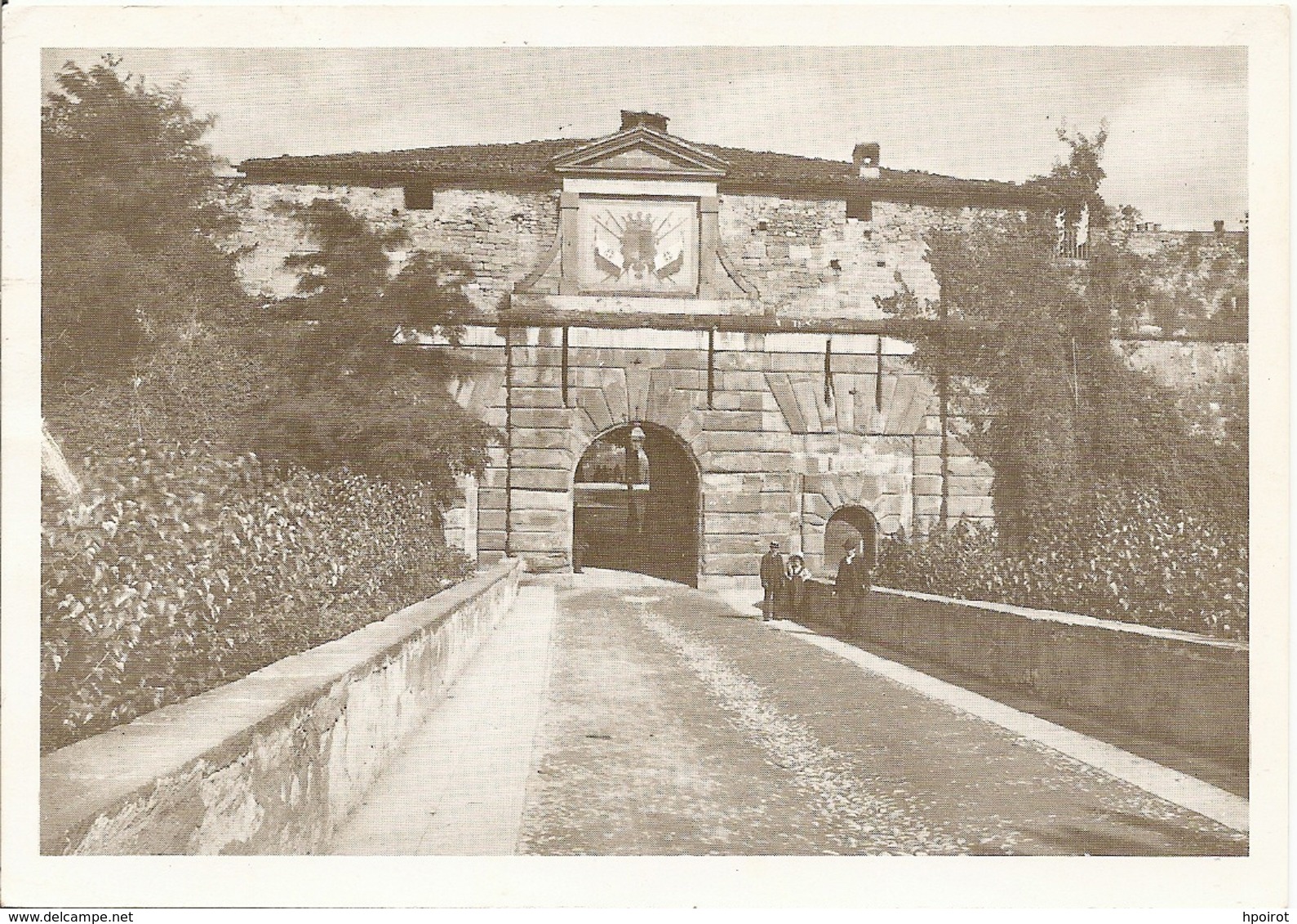 BERGAMO - POSTA S. ALESSANDRO POCO PRIMA DEL 1912 - RIPRODUZIONE DI CARTOLINA D'EPOCA - F.GRANDE VIAGGIATA - (rif. E96) - Bergamo