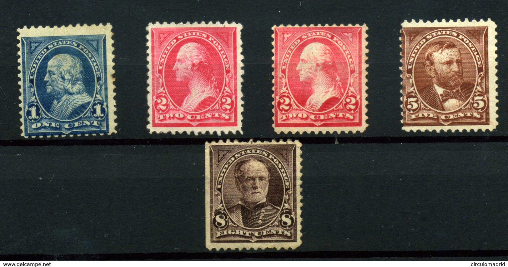 Estados Unidos Nº 97/98,101 Y 103. Año 1894 - Unused Stamps