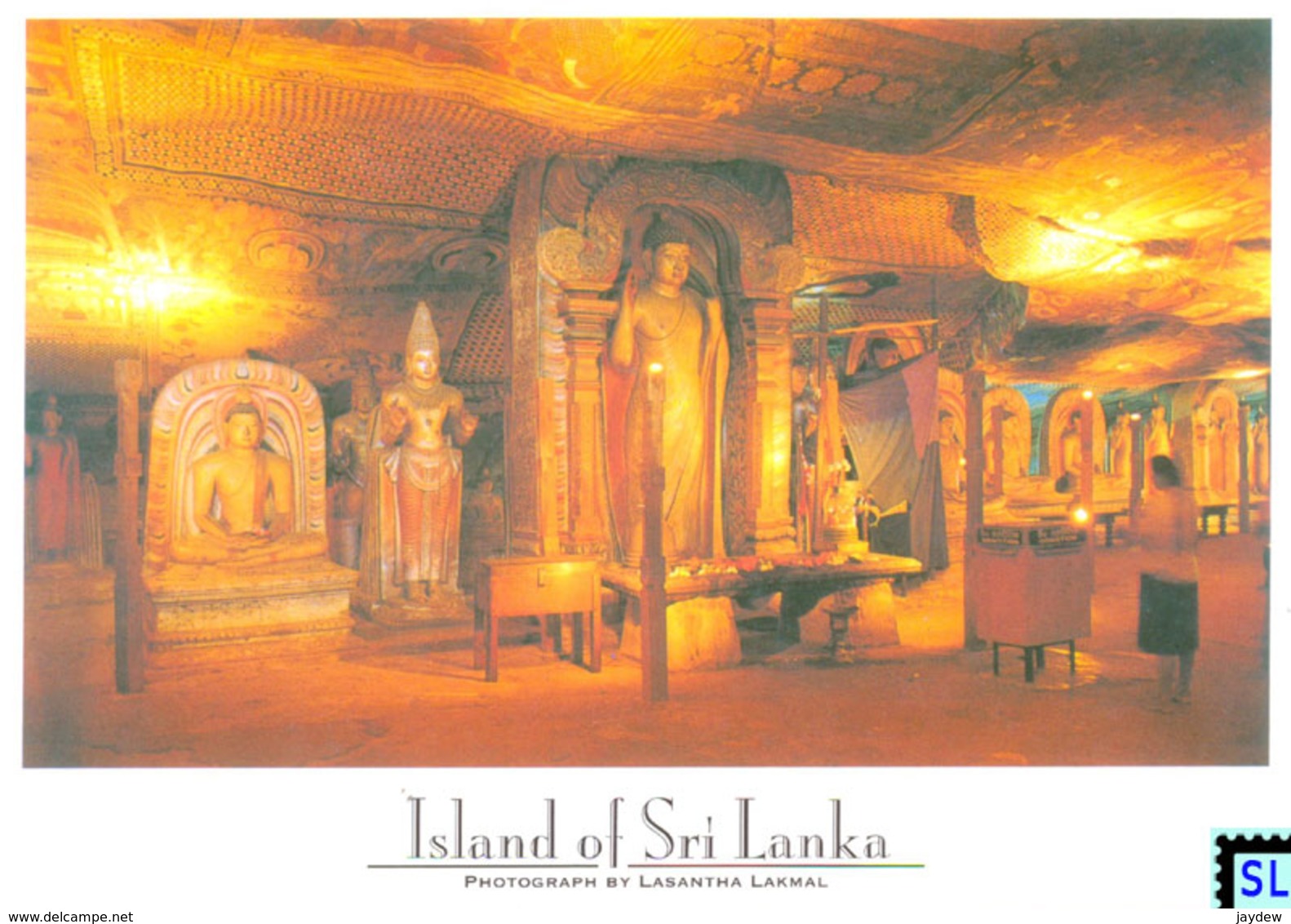 Sri Lanka Postcards, Dambulla, Cave Temple, UNESCO, Postcrossing - Sri Lanka (Ceylon)