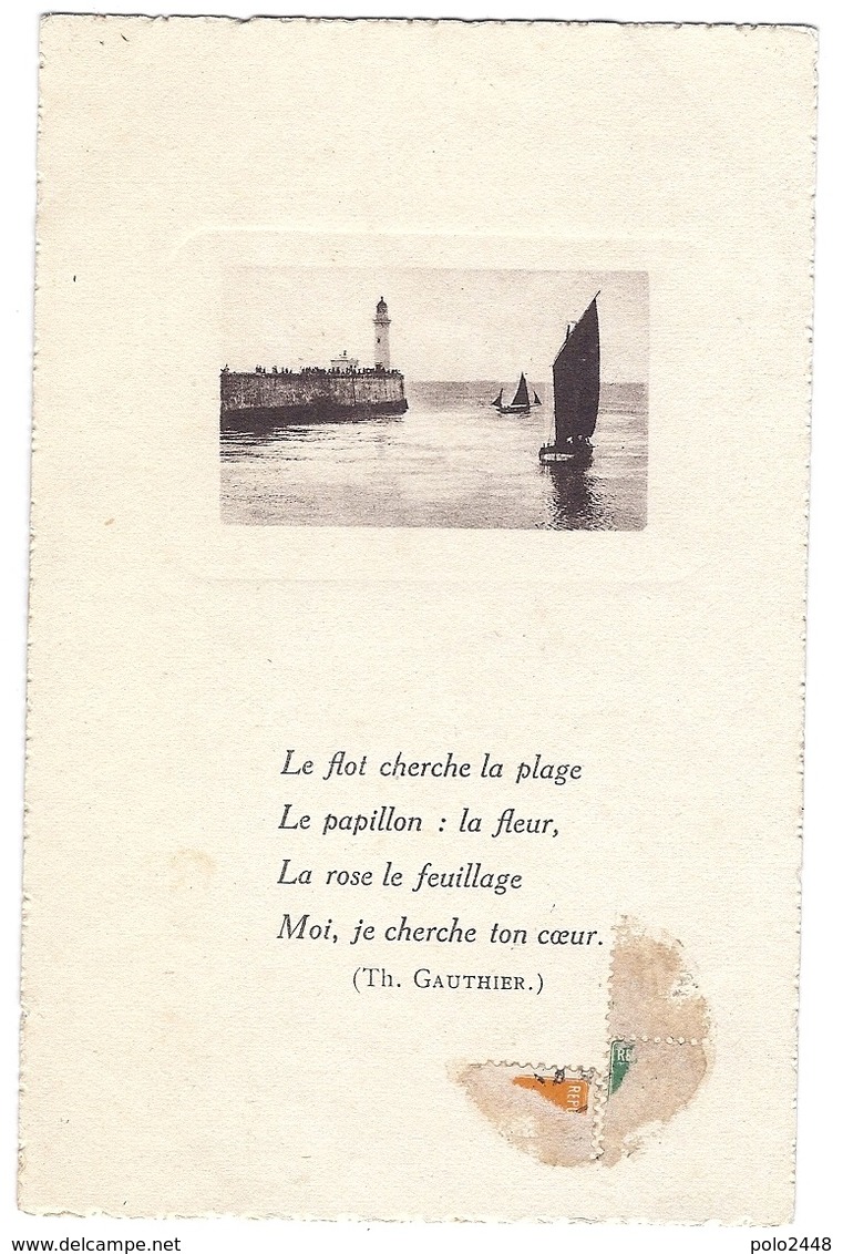 Cpa- Lot De 8 Cartes  _ Pensees De Lamartine-Victor Hugo- Th.Gauthier - Lacordaire - Filosofia & Pensatori