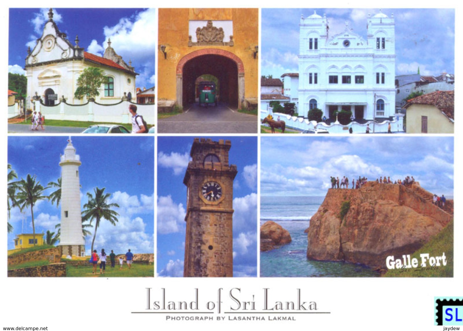 Sri Lanka Postcards, Galle Fort, UNESCO, Lighthouse, Postcrossing - Sri Lanka (Ceylon)