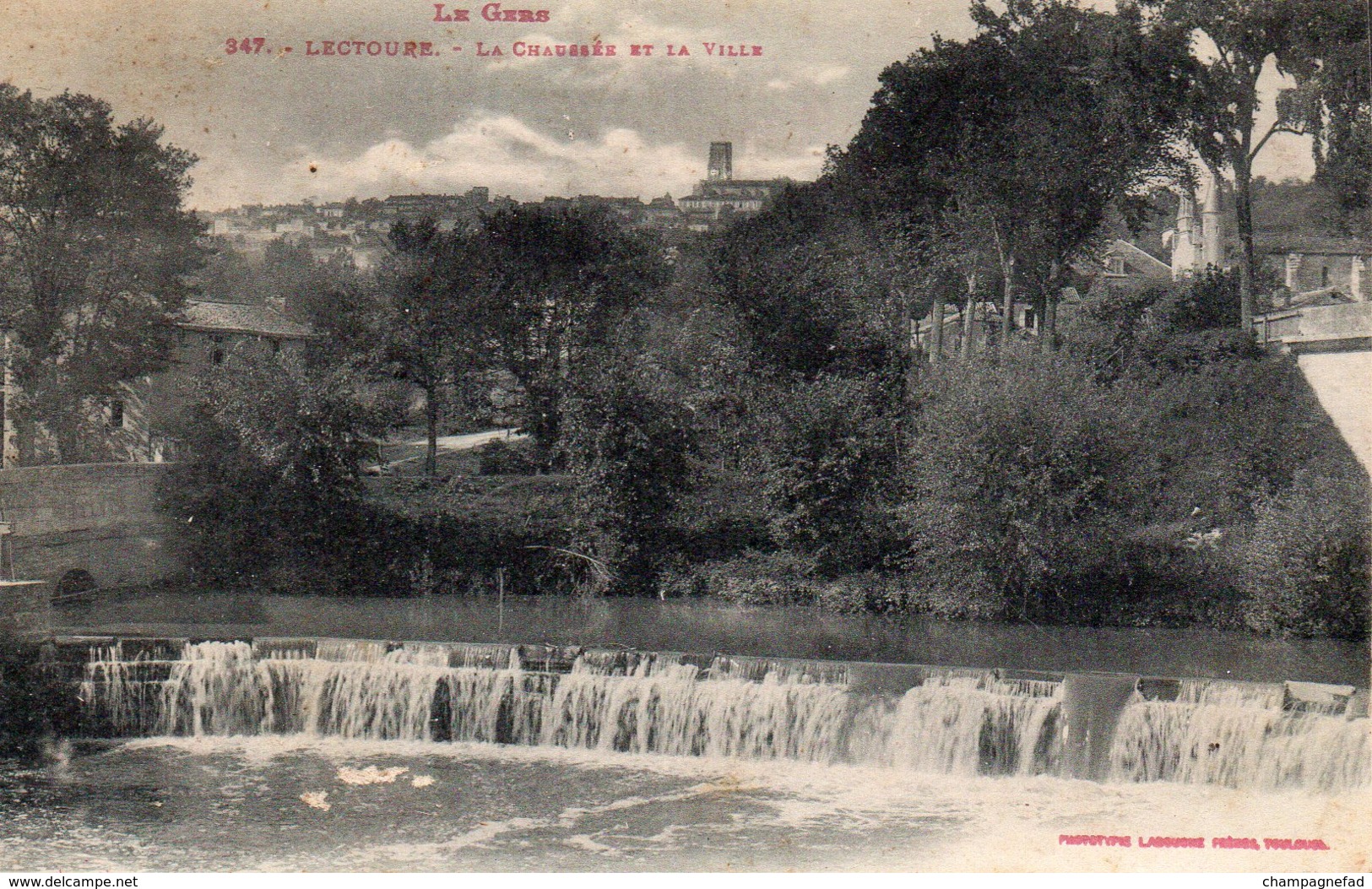 LECTOURE 32, LA CHAUSSEE ET LA VILLE - Lectoure