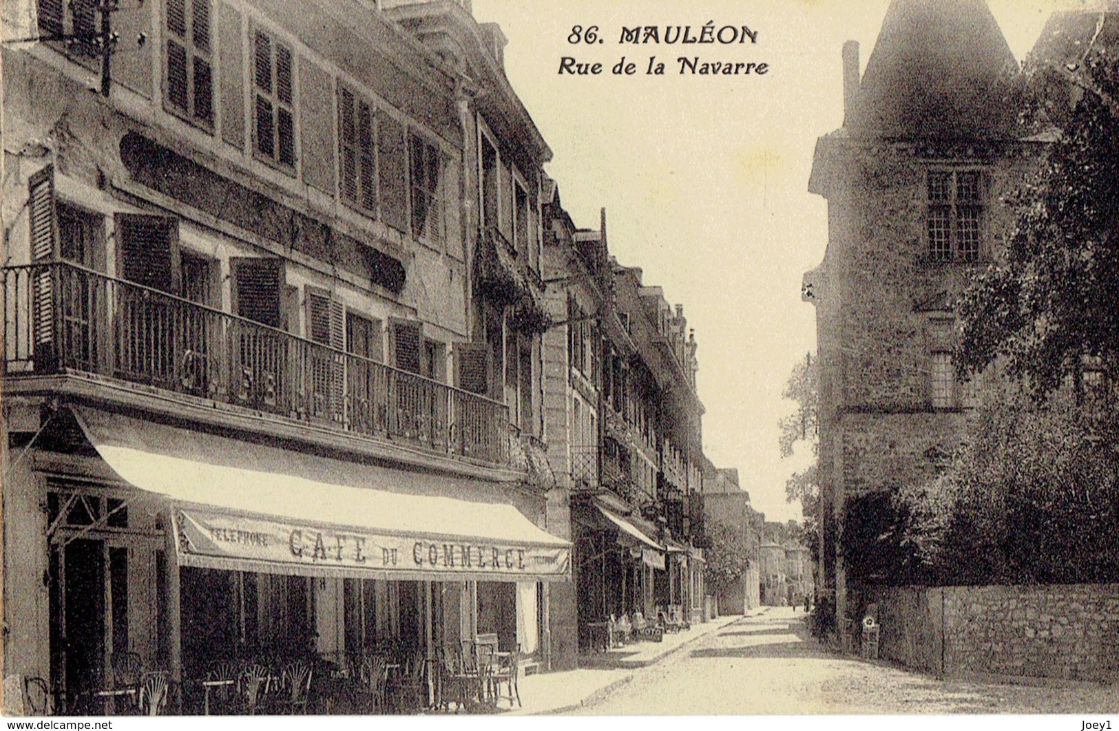 Cpa Mauléon,rue La Navarre. - Mauleon Licharre