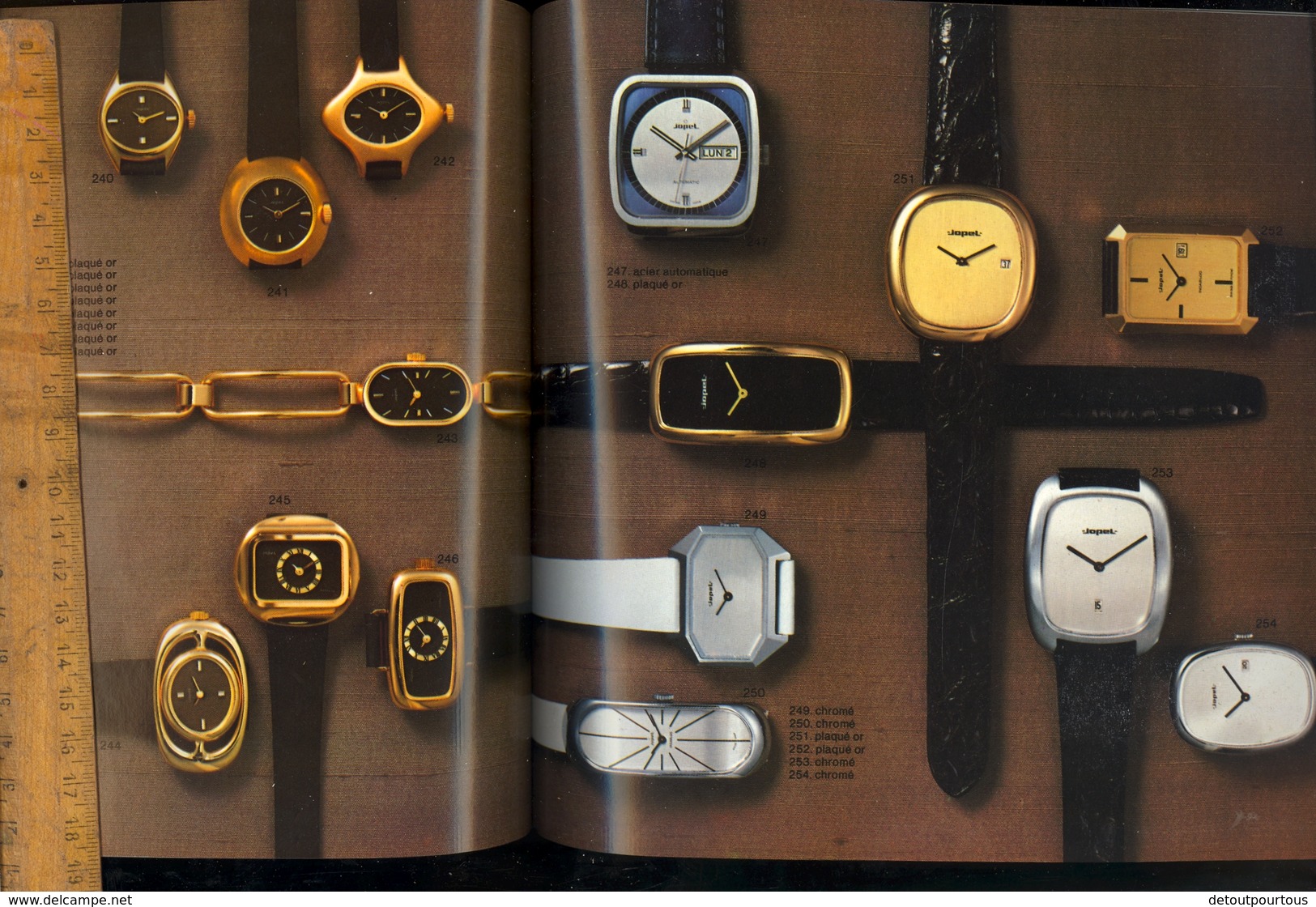 Catalogue Joaillier GAUTHERON DIJON Watches Montres JOPEL LIP LONGINES SEIKO JAEGER OMEGA ZENITH TISSOT 1973 - 1950 - ...