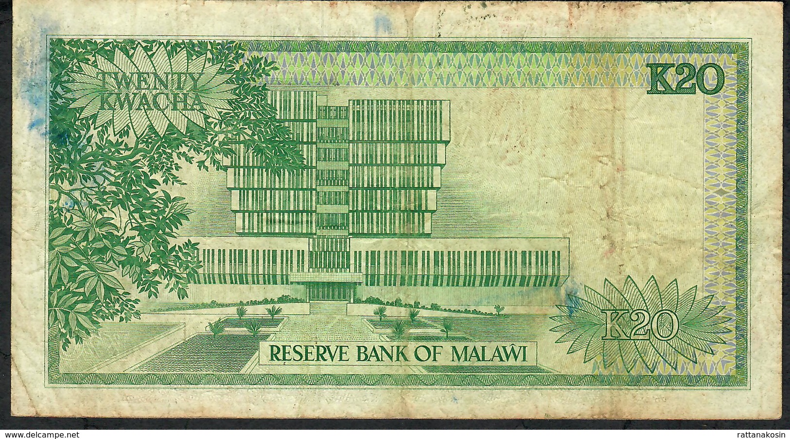 MALAWI P17b 20 KWACHA 1.11.1984 #BA       FINE Only 1 P.h. ! - Malawi