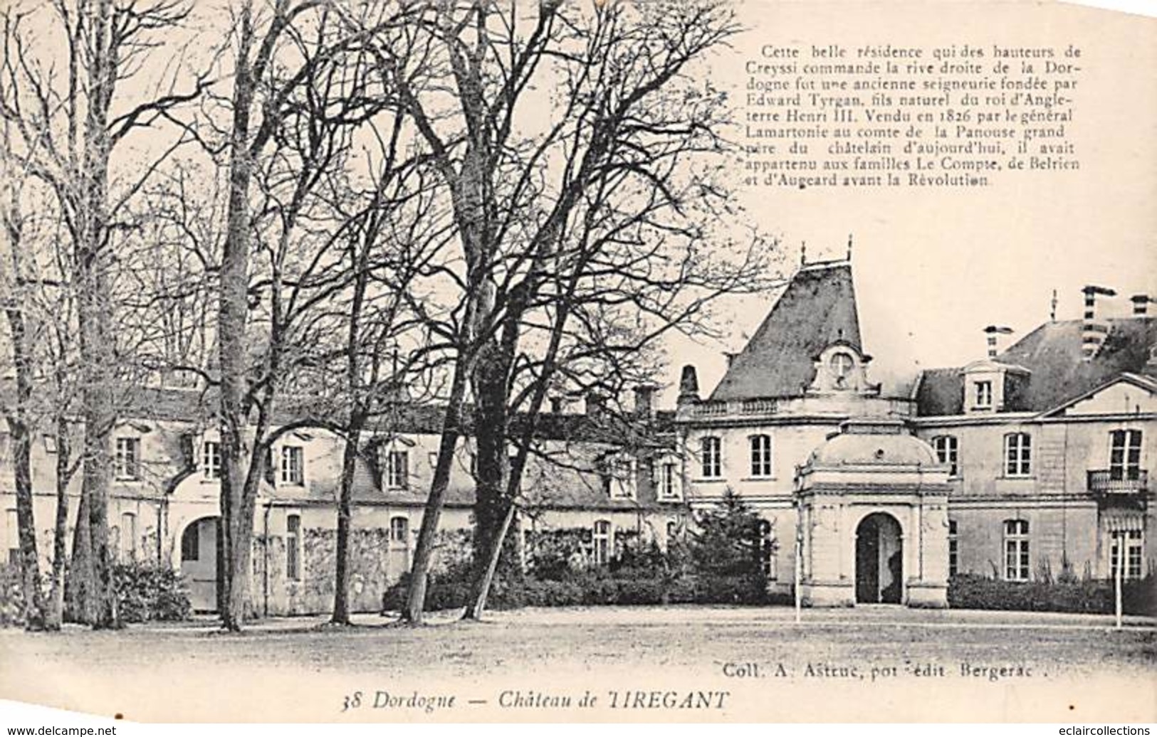 Creysse       24       Le Château De Tiregant     (voir Scan) - Altri & Non Classificati
