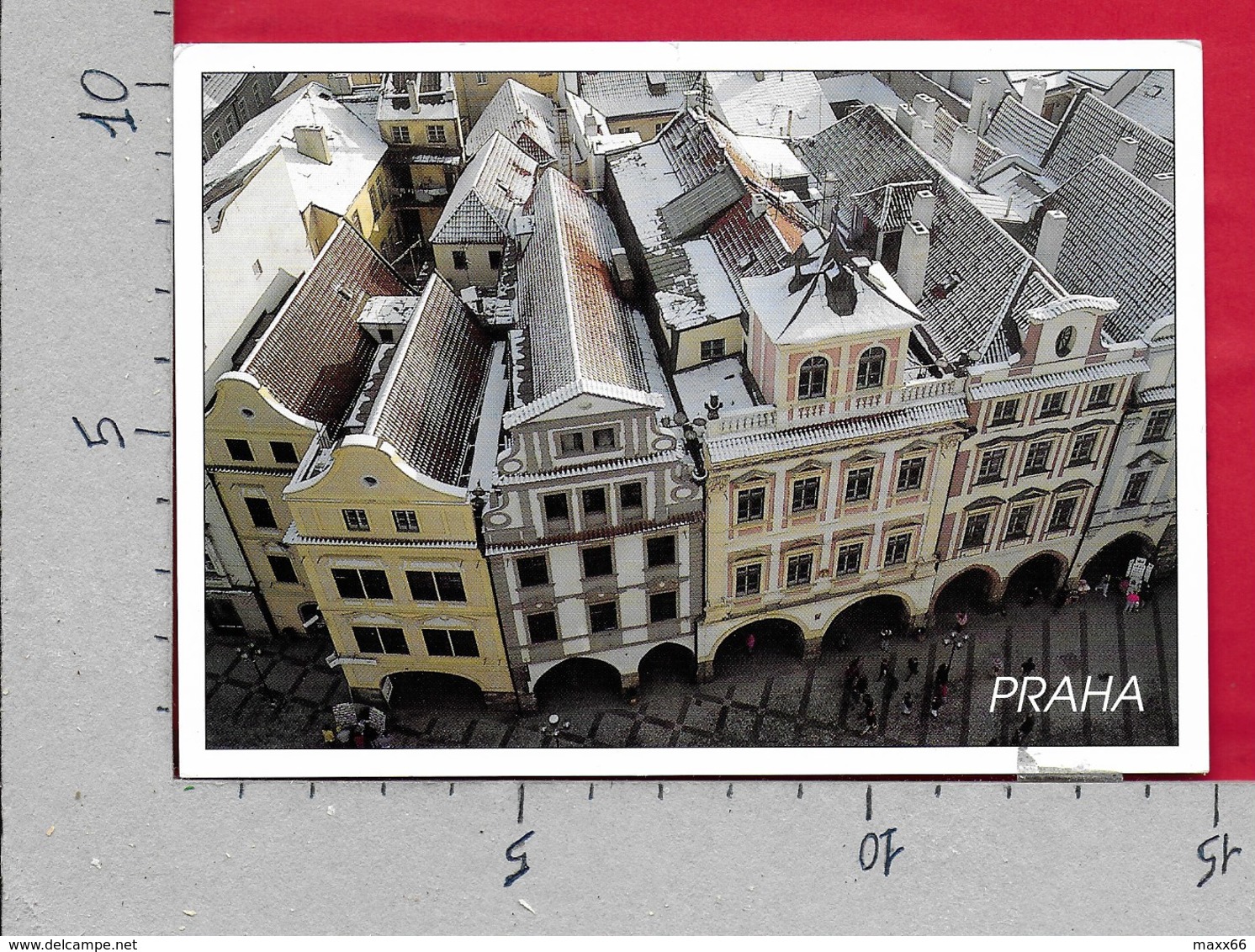 CARTOLINA VG REPUBBLICA CECA - PRAHA - Roofs Of The Old Town - 10 X 15 - ANN. 1993 - República Checa