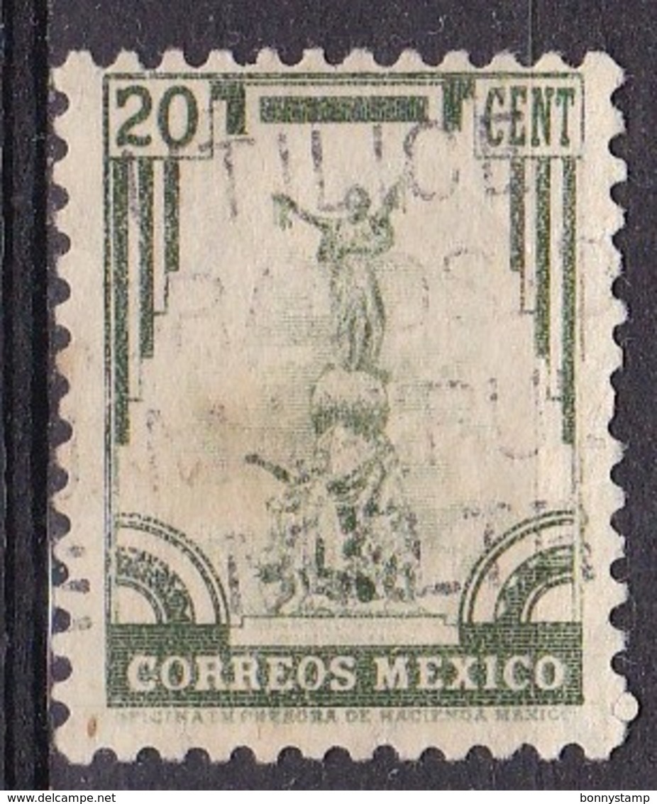 Messico, 1934/40 - 20c Independence Monument, Puebla - Nr.714a Usato° - Messico