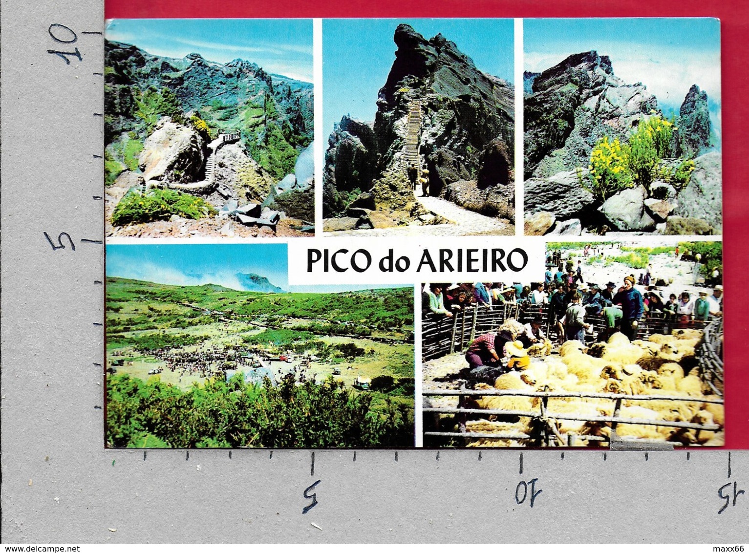 CARTOLINA VG PORTOGALLO - MADEIRA - Pico De Arieiro - Vedutine Multivue - 10 X 15 - ANN. 1981 - Madeira