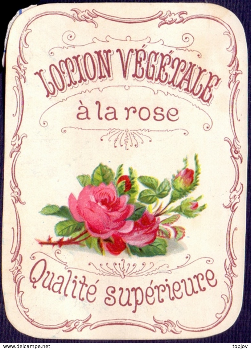 PRINT From J. STERN BERLIN - LOTION  VEGETALE  ROSE-  Cc 1910/5 - Osos Perfumados