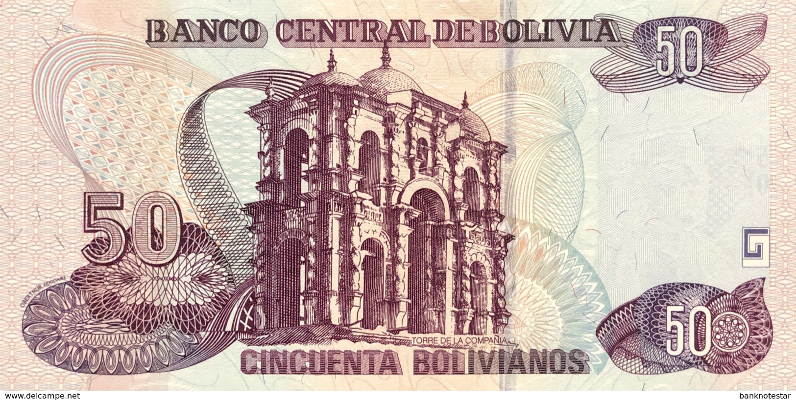 Bolivia 50 Bolivianos, P-245 (2015) - UNC - Bolivie