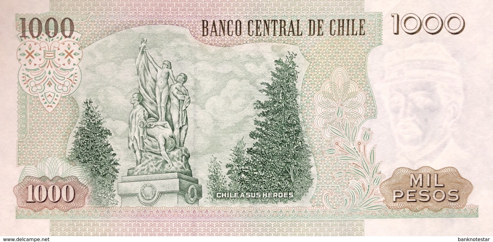 Chile 1.000 Pesos, P-154f (1996) - UNC - Chile