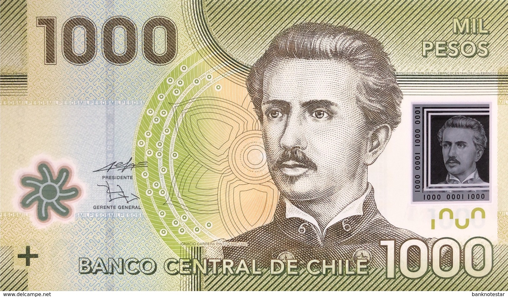 Chile 1.000 Pesos, P-161a (2010) - UNC - Chili