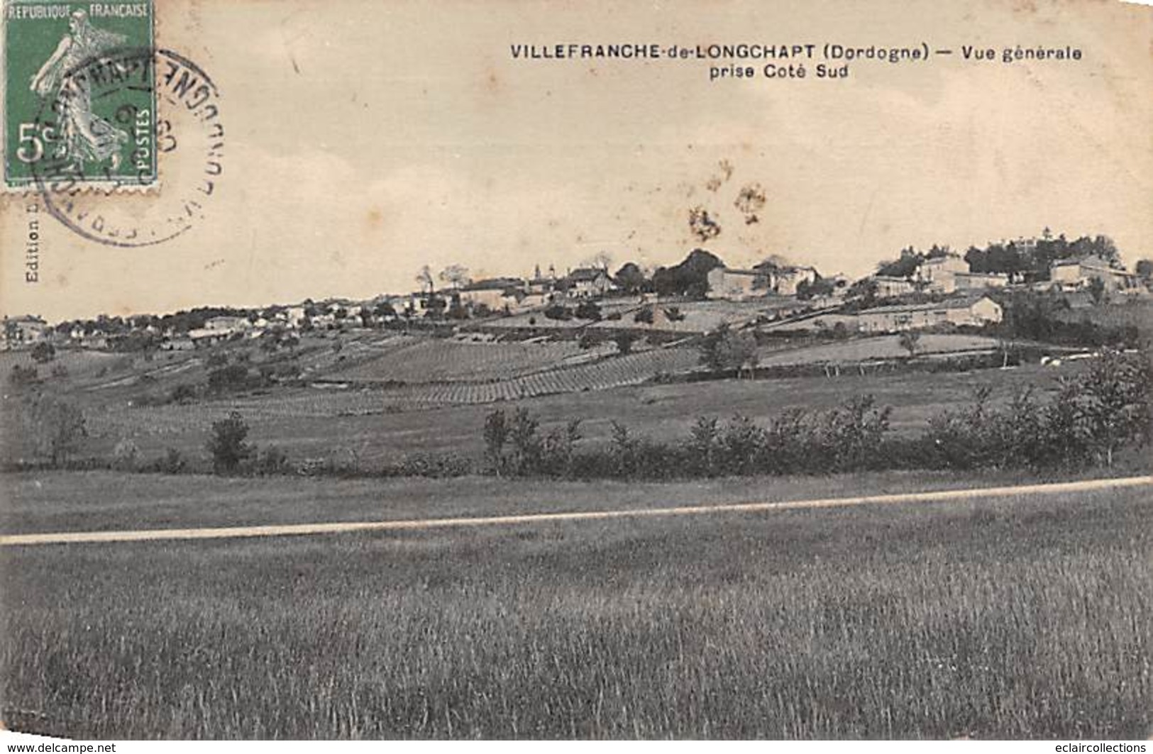 Villefranche De  Longchapt     24       Vue Générale    (voir Scan) - Autres & Non Classés