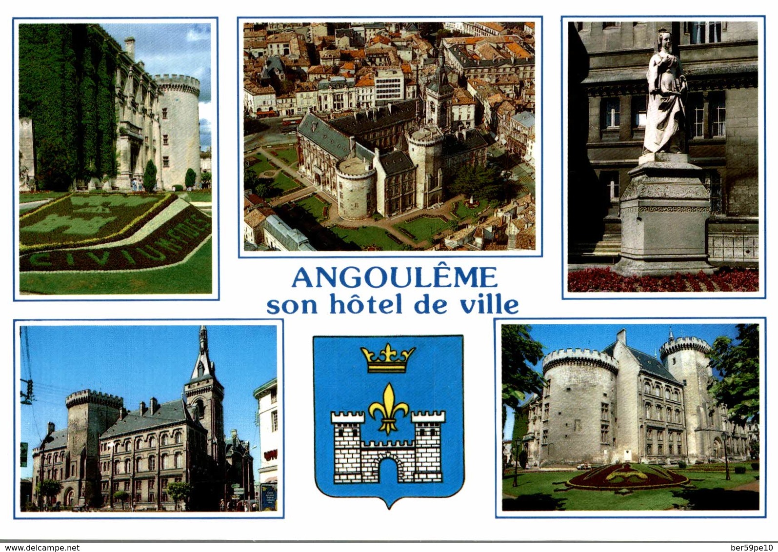 16 ANGOULEME SON HOTEL DE VILLE  MULTI-VUES - Angouleme