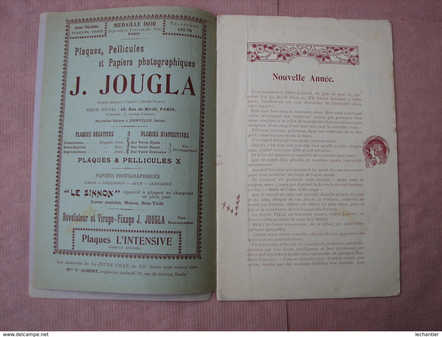 La Jeune Fille Du XX° Siecle  N°13 Du 15/01/1903 29 Pages 160X245  + Pub. + Abonn.  T.B.E. - Sociologie