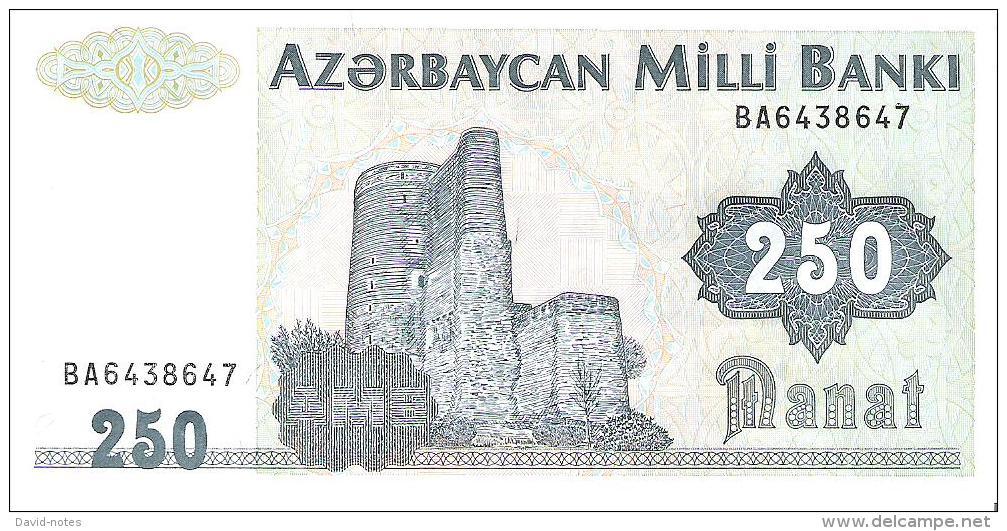 Azerbaijan - Pick 13 - 250 Manat 1992 - Unc - Arzerbaiyán
