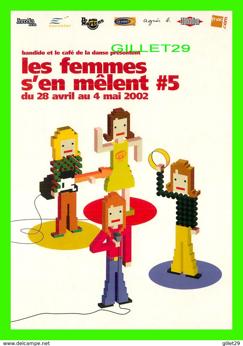 ADVERTISING - PUBLICITÉ DE MUSIQUES - BANDIDO & LE CAFÉ DE LA DANSE PRÉSENTE LES FEMMES S'EN MÊLENT No 5 EN 2002 - - Publicité