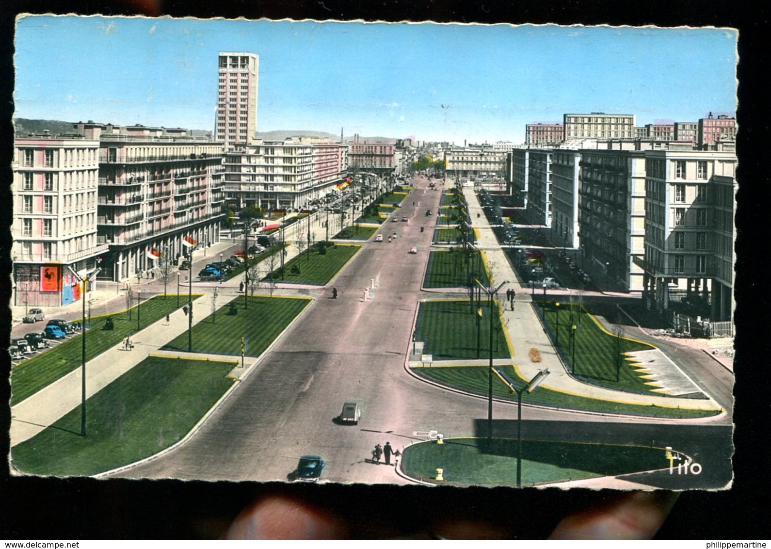 76 - Le Havre : Boulevard Foch - Voitures (Citroën 2CV, ...) - Non Classés