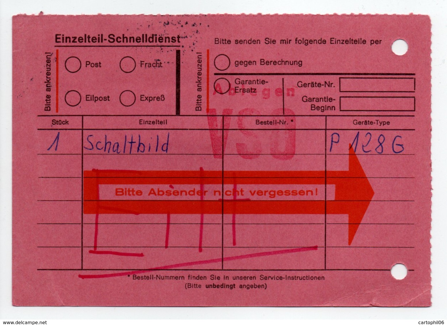 - POSTKARTE BAD SCHWARTAU Pour VILLINGEN (Allemagne) 27.1.1972 - A ETUDIER - - Covers & Documents