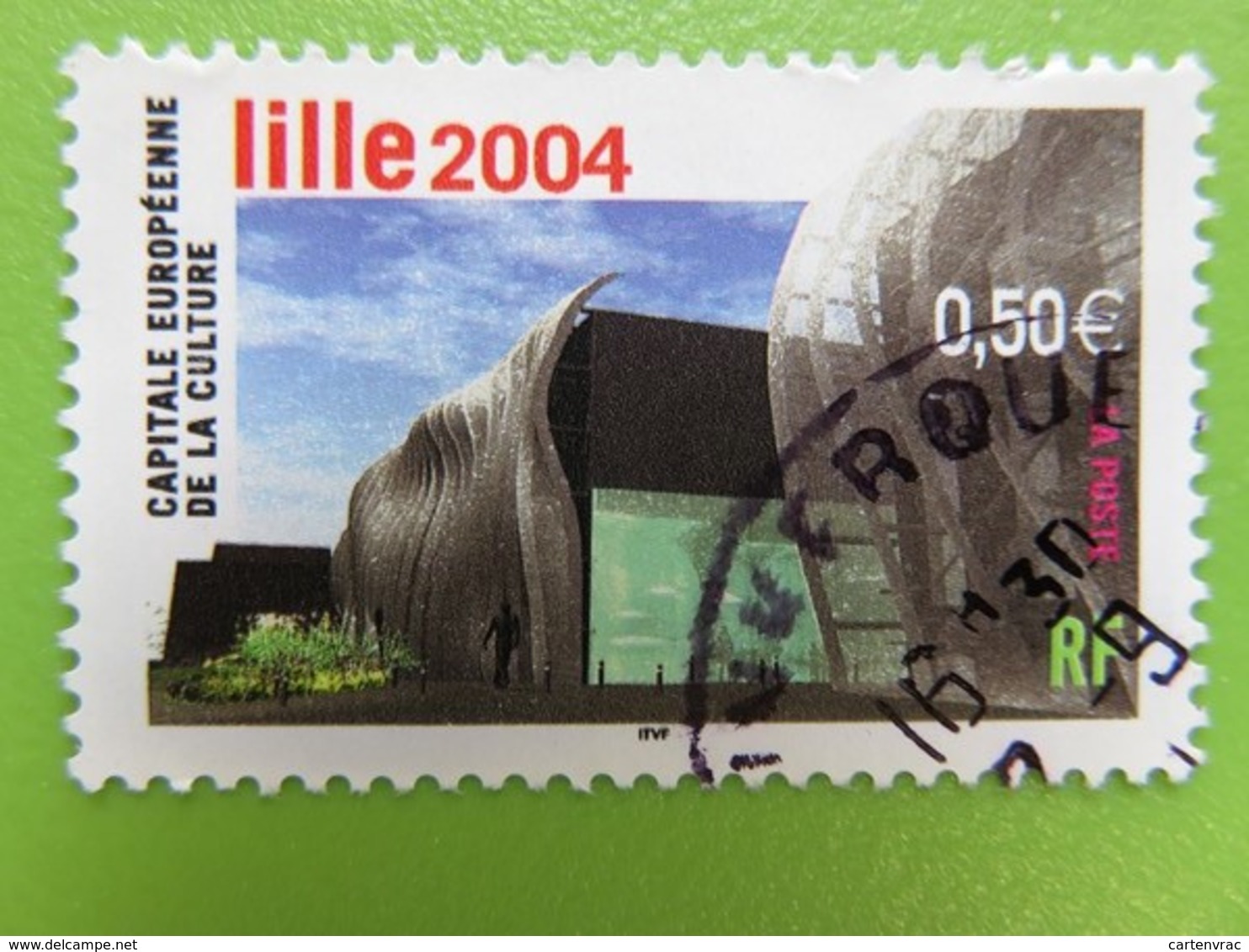 Timbre France YT 3638 - Lille - Capitale Européenne De La Culture - Les Maisons Folies - 2004 - Oblitérés