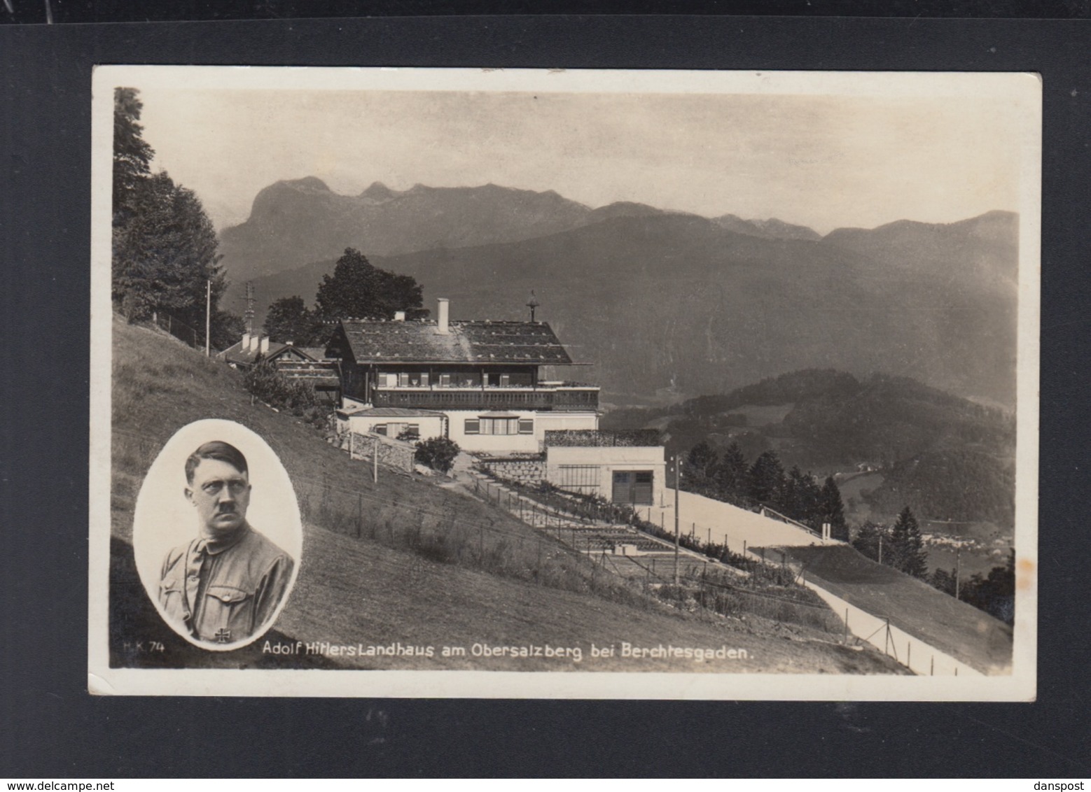 Dt. Reich AK Hitler S Landhaus Am Obersalzberg - Personaggi Storici