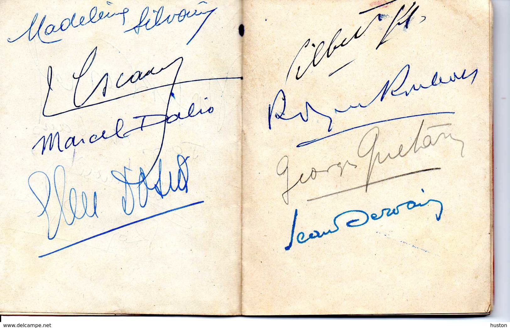 1949 - Carnet Autographes Aux Anciens 2e DB - Autres & Non Classés