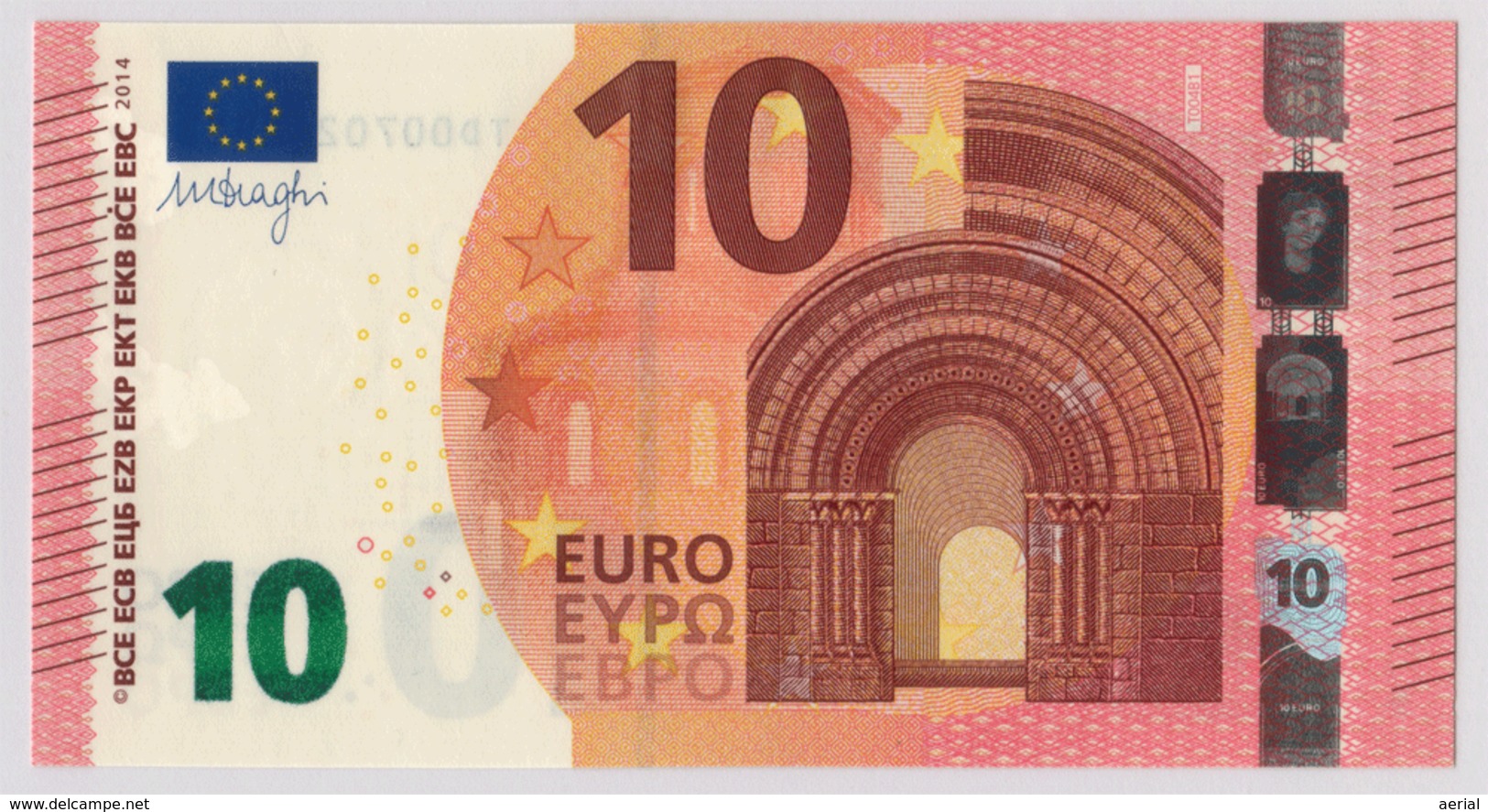 10 EURO IRELAND TD T004 B1 UNC - 10 Euro