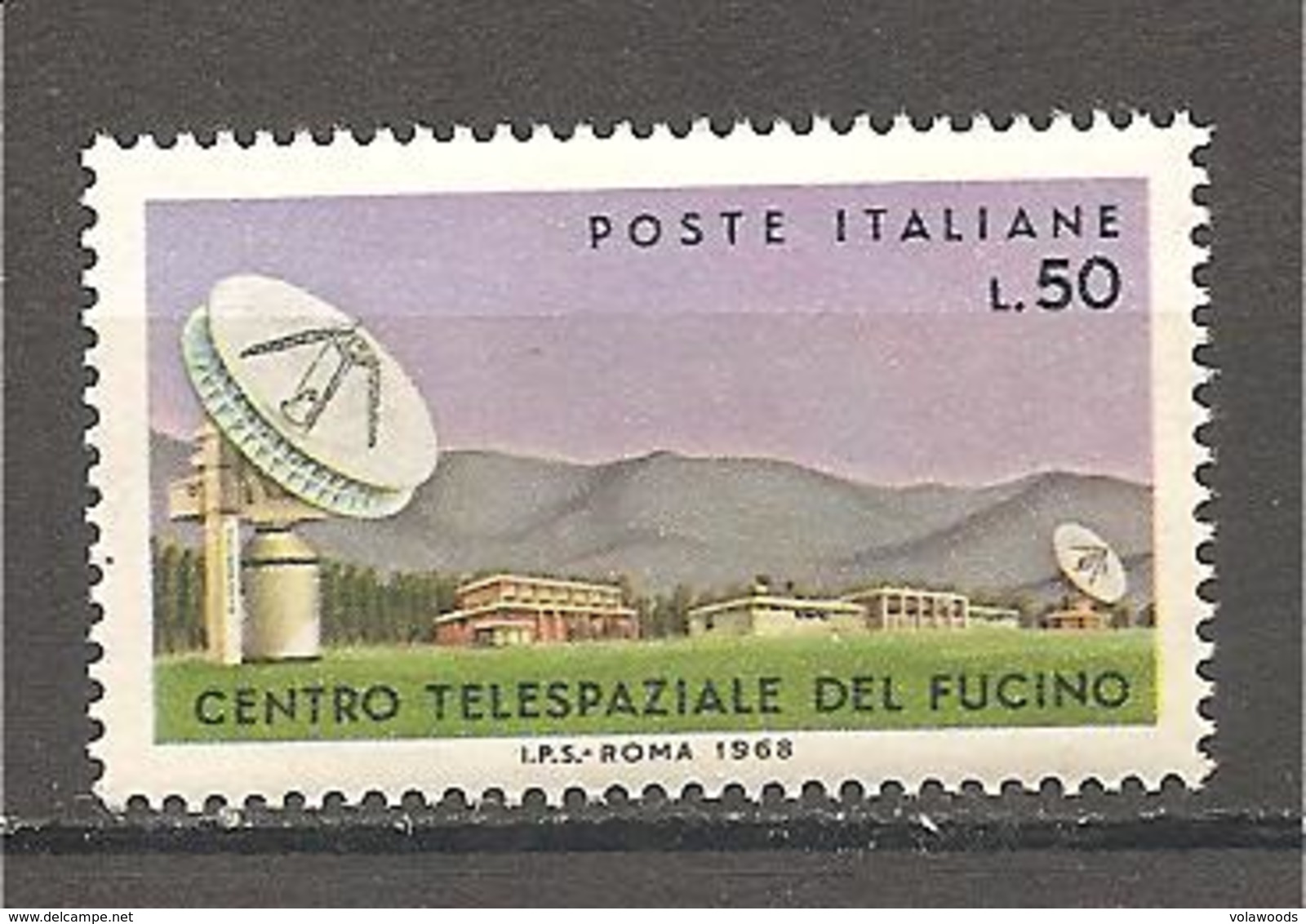 Italia - Serie Completa Nuova: Centro Per Le Telecomunicazioni Spaziali Del Fucino - 1968 * G - Telecom