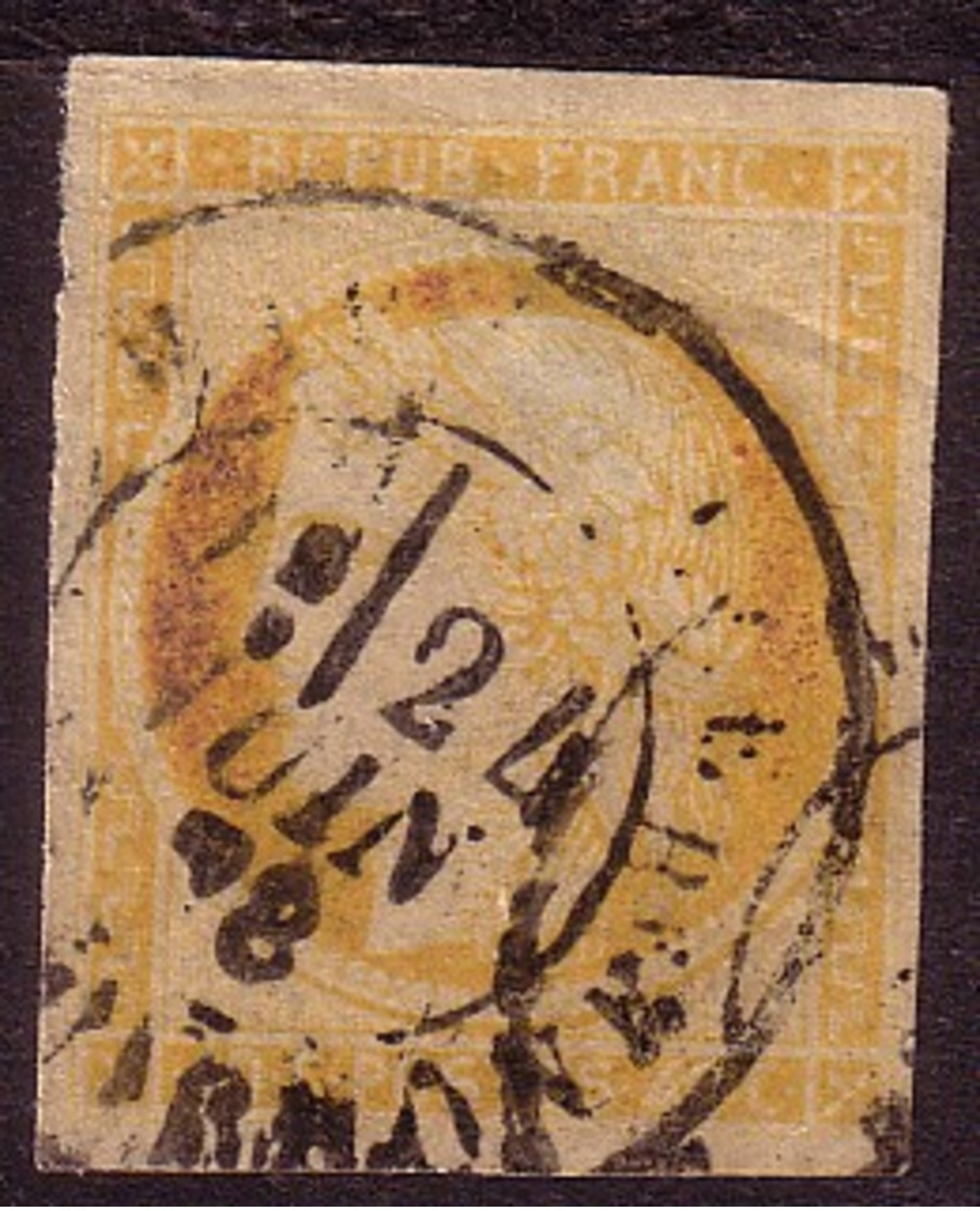 YT 48 " Cérès émission De Bordeaux 40c. Orange " 1870 - 1870 Bordeaux Printing