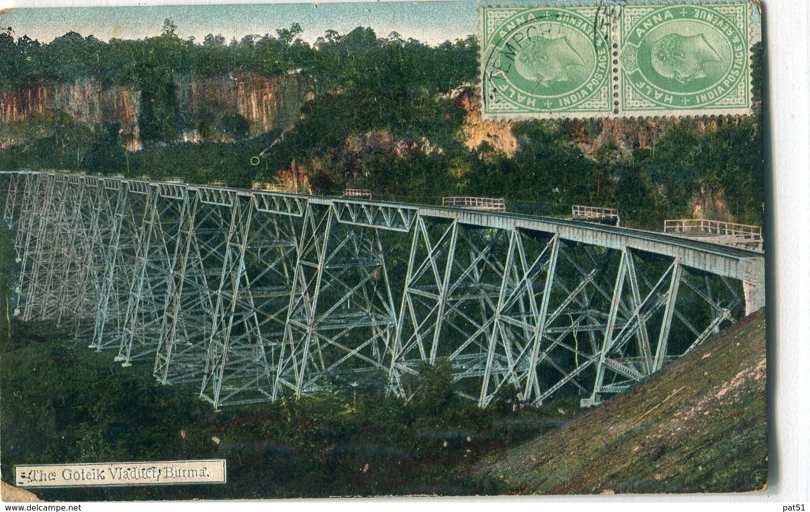 MYANMAR ( BURMA ) / BIRMANIE : Rangoon : The Goteik Viaduct - Myanmar (Burma)