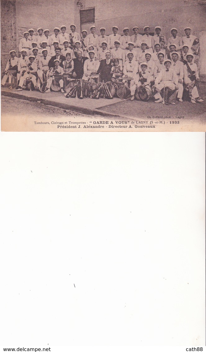 Tambours Clairons Et Tromptettes "Garde à Vous" De Lagny - 1933 - Lagny Sur Marne