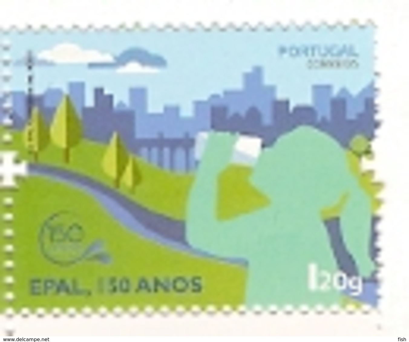 Portugal ** & 150 Years Of The Portuguese Free Waters Company, Drink Water 2018 (6891) - Fabbriche E Imprese