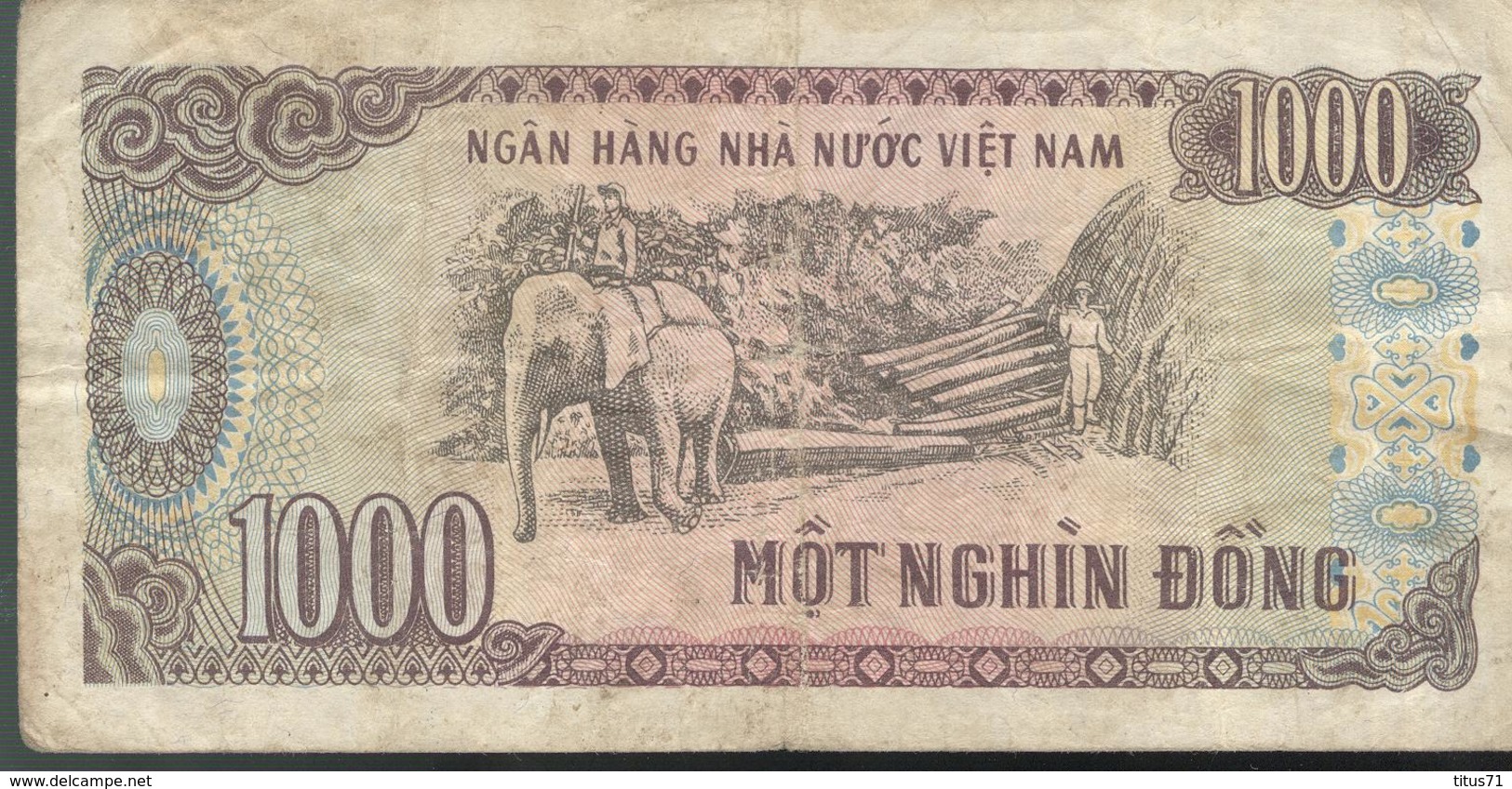 Billet 1000 Dong VietNam 1988 - Vietnam