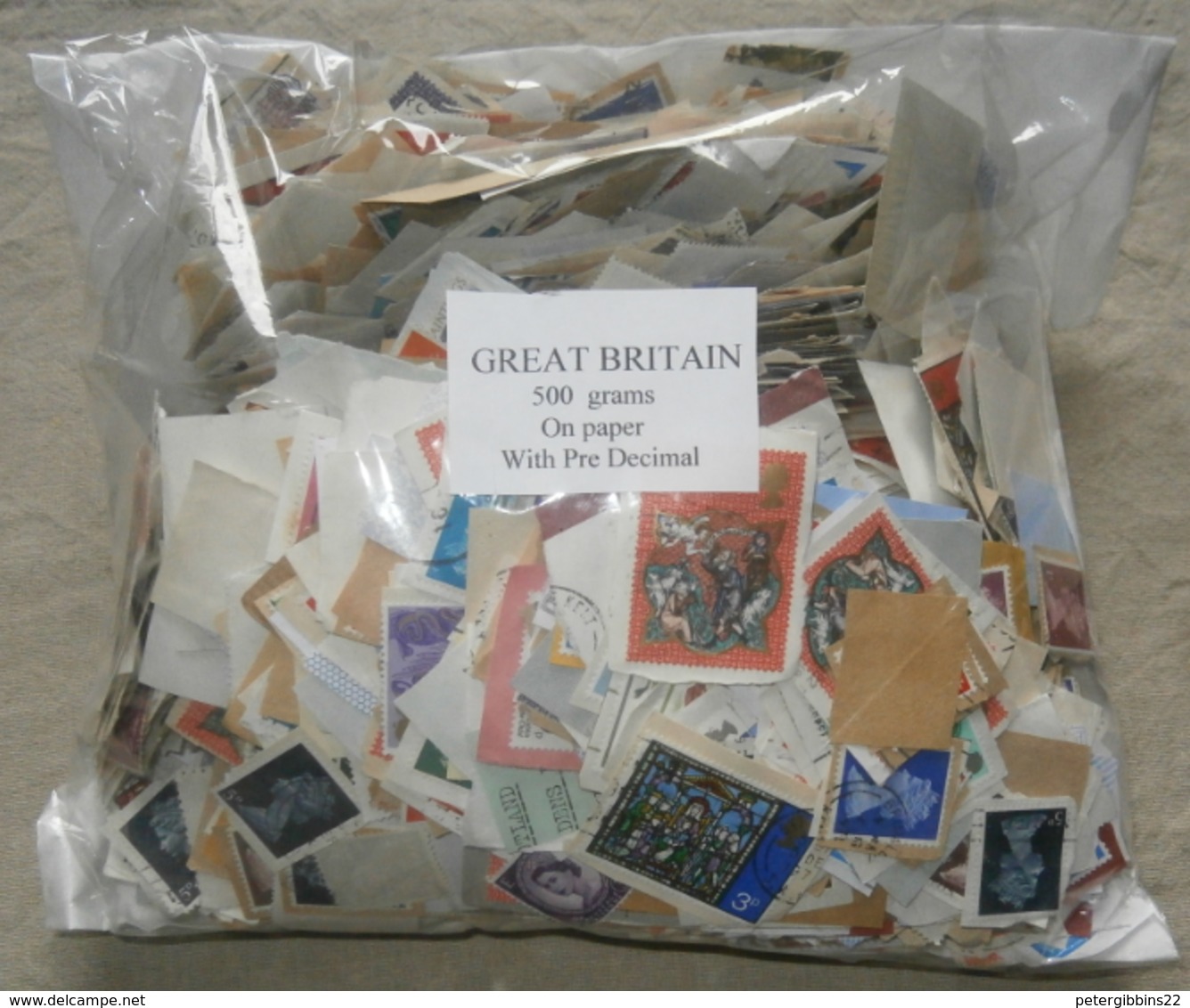 Great Britain Kiloware  500g  With Pre Decimal And The Odd Foreign  Included - Mezclas (min 1000 Sellos)