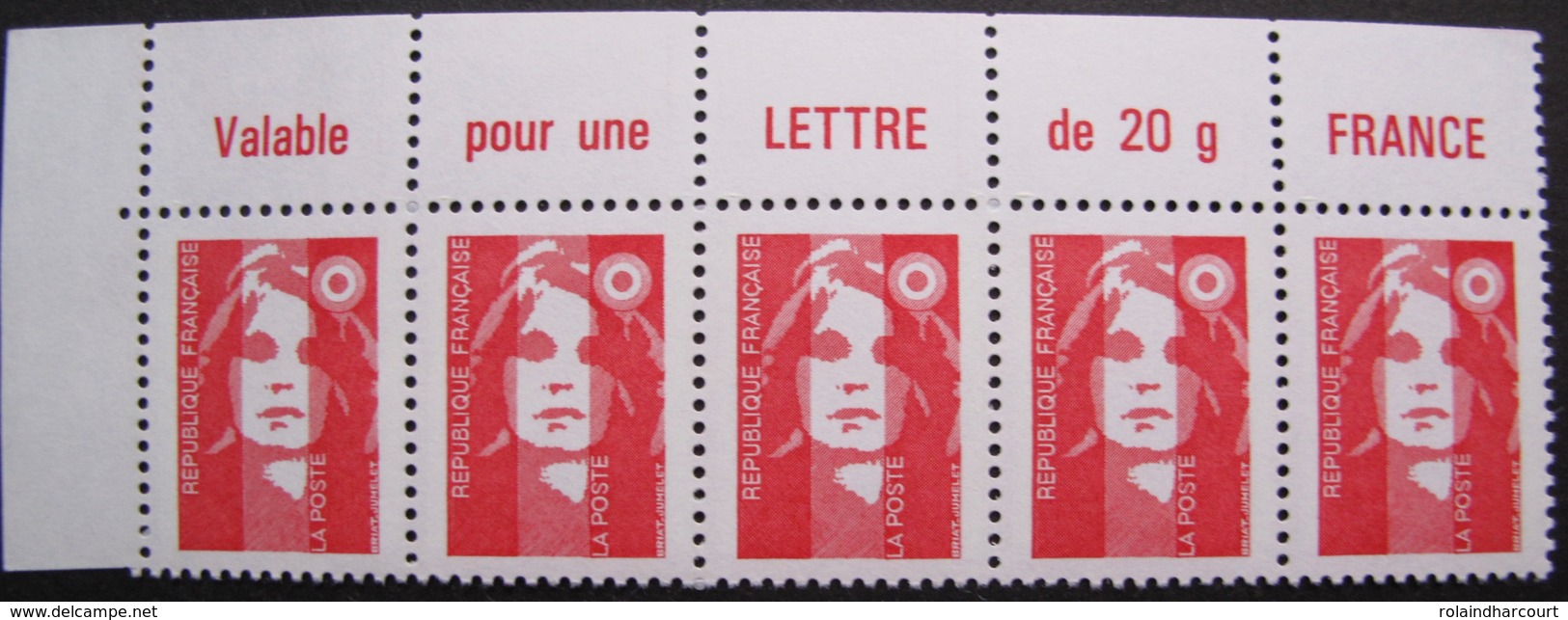 1956 - 1993 - BANDE DE 5  N°2806 TIMBRES NEUFS** CdF ☛☛☛ PRIX DE DEPART A MOINS DE 15% DE LA COTE CATALOGUE - Neufs