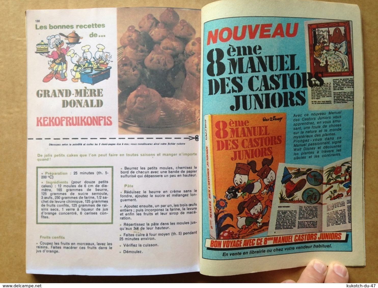 Disney - Picsou Magazine ° Année 1982 - N°127 (avec grand défaut d'usure)