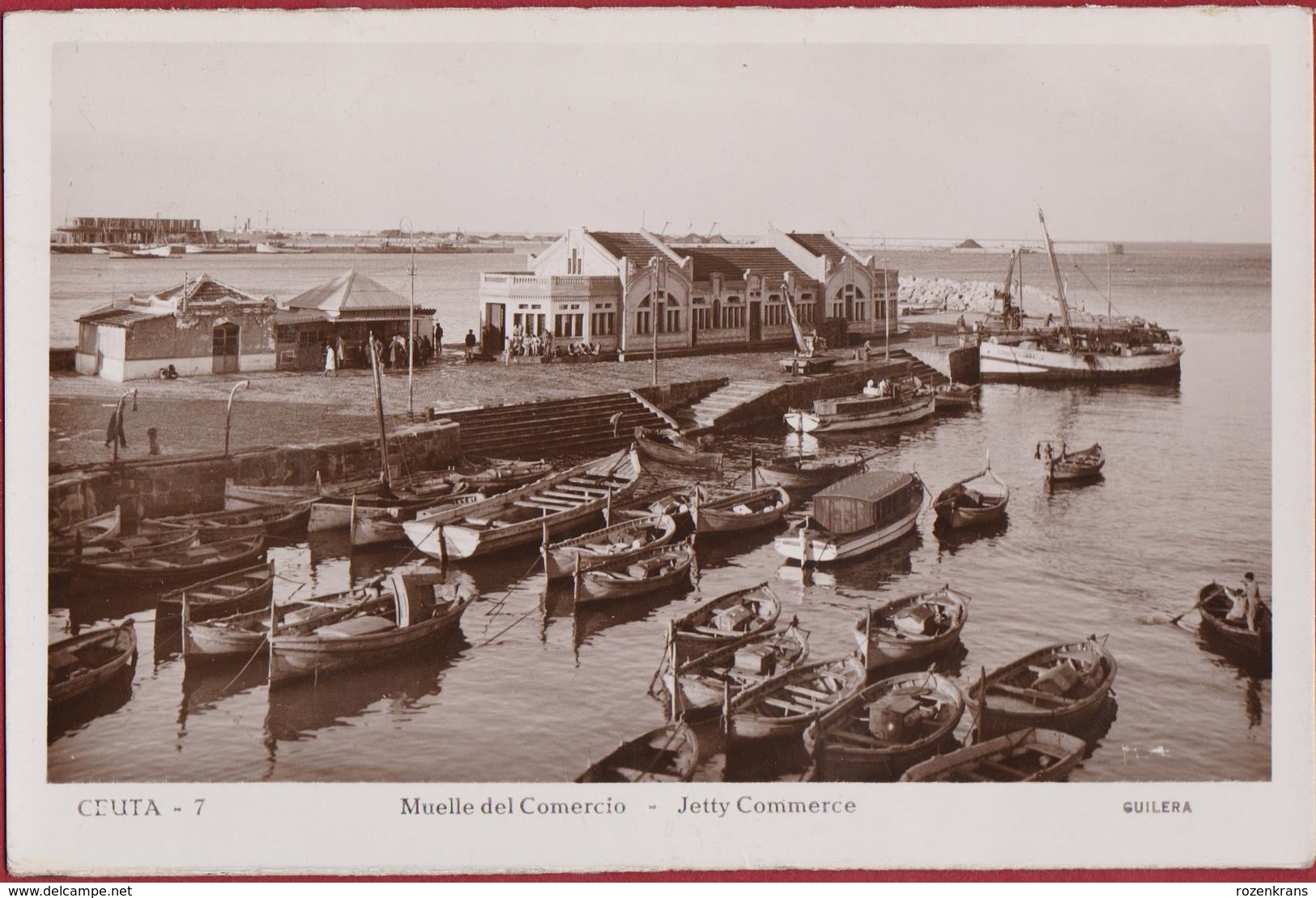 Ceuta Muelle Del Comercio Jetty Commerce 1935 (In Very Good Condition) - Ceuta